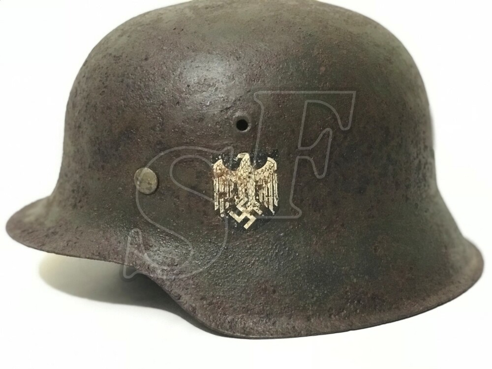 Steel helmet M42 from Vertyachy village