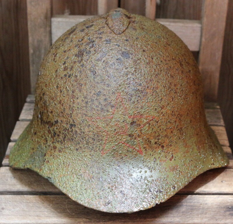 Soviet helmet SSh36 / from Smolensk