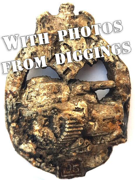 Panzer Assault Badge for 25 Engagements / from Koenigsberg
