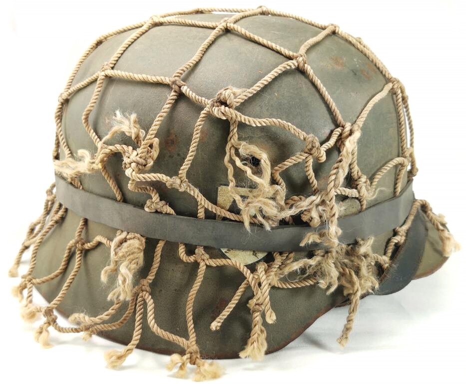 Restored German helmet M35, Waffen SS