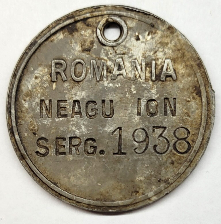 Romanian Dogtag / from Stalingrad