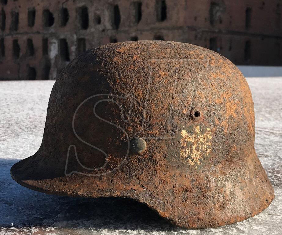 Helmet М35, Wehrmacht / from Stalingrad
