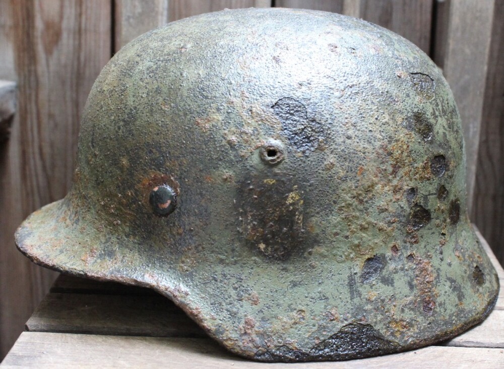 Wehrmacht helmet M35 / from Vyazma