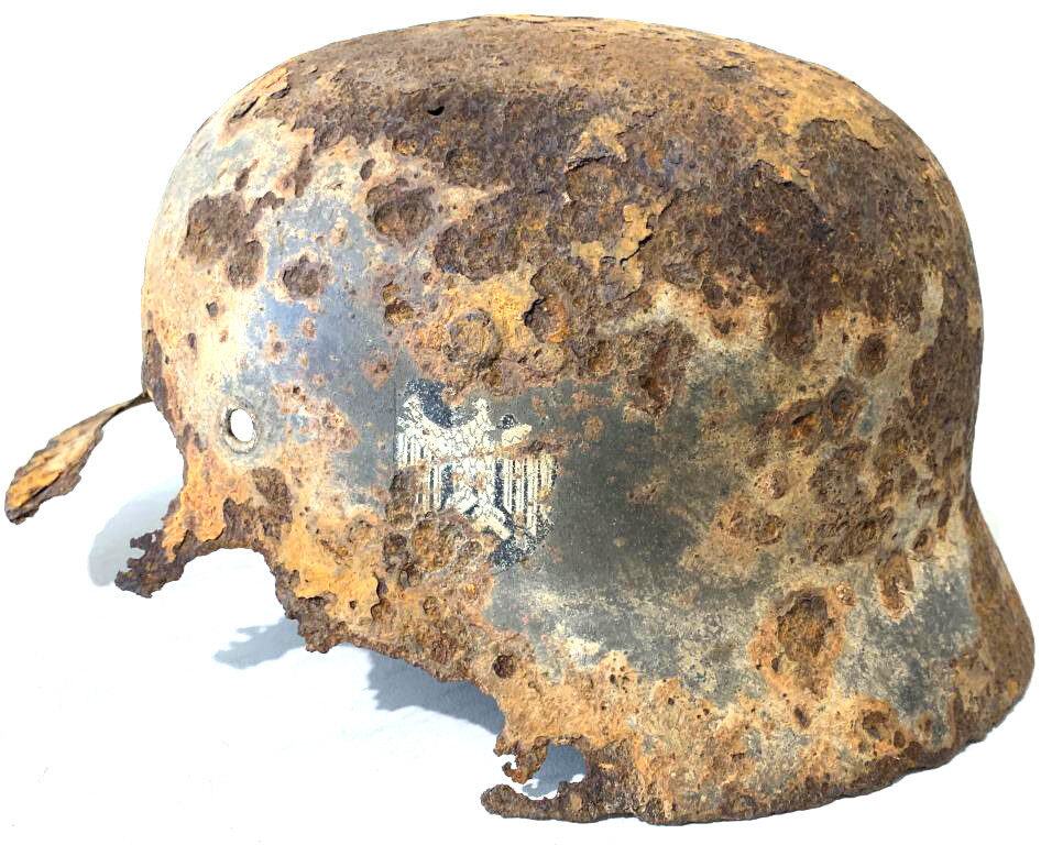German helmet M40 / from Moscow