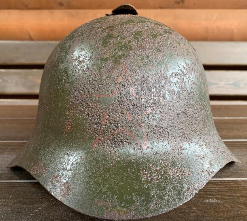 Soviet helmet SSh36 / from Stalingrad