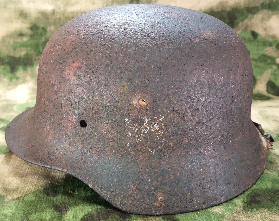 German helmet M35 / from Novgorod