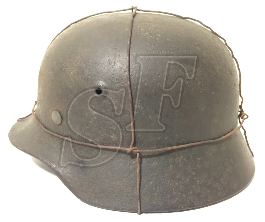 German helmet M40 / from Stalingrad