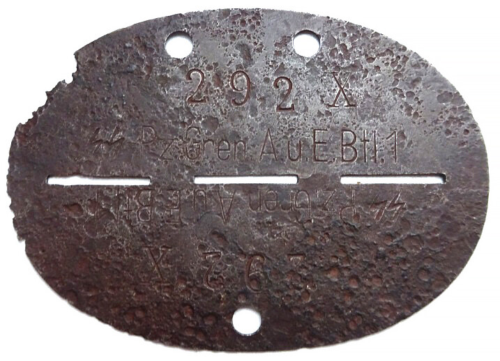 Dogtag SS-Pz.Gren.A.u.E.Btl.1