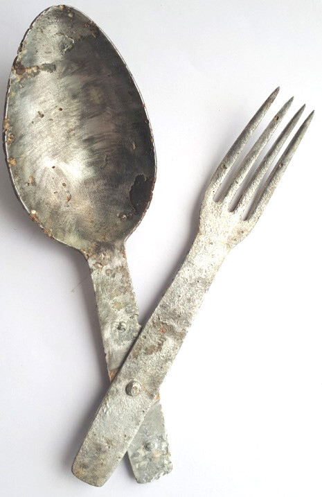 Wehrmacht camping Fork-spoon / from Stalingrad