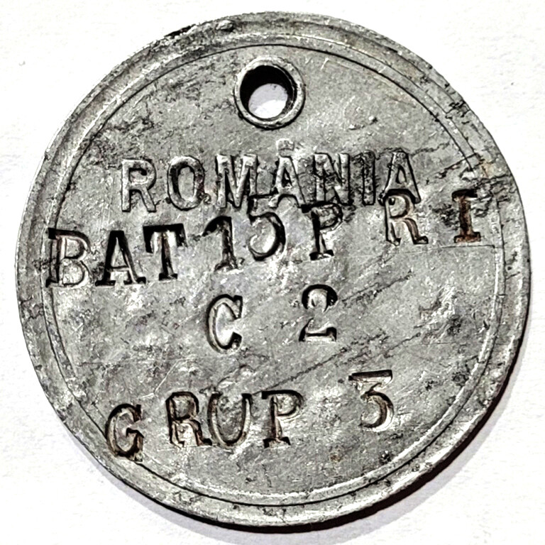 Romanian dogtag / from Stalingrad