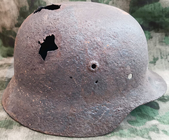 German helmet M40 / from Moscow