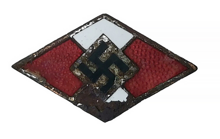 Hitler Jugend member badge / from Konigsberg