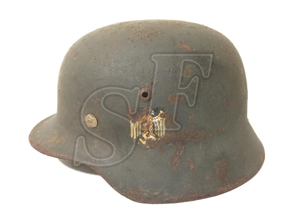 German helmet M35 from Dnepropetrovsk