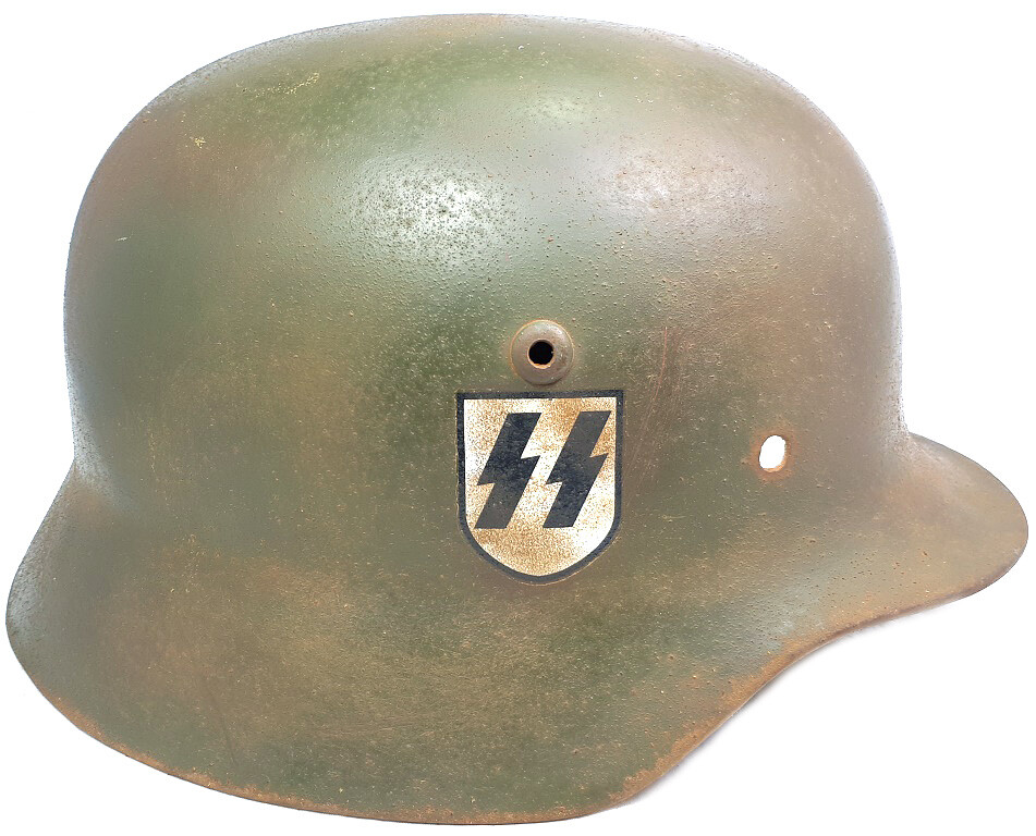 Waffen SS helmet M35 DD / Restoration
