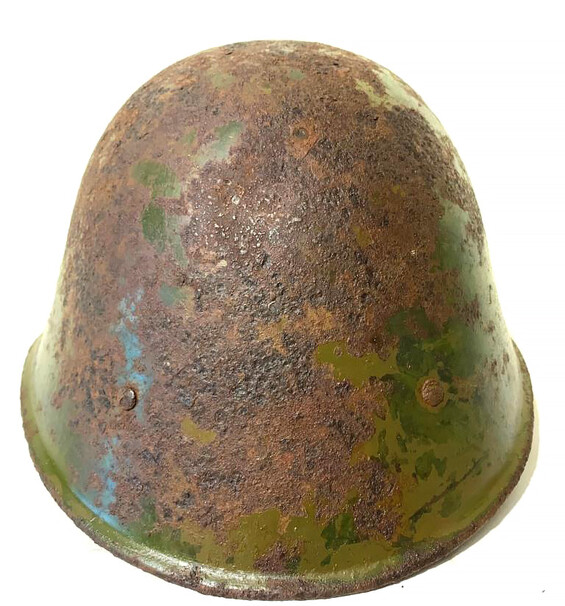 Romanian helmet / from Stalingrad