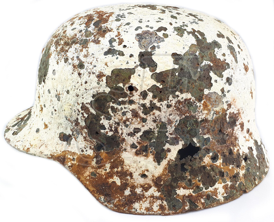 Winter camo helmet М35 / from Stalingrad