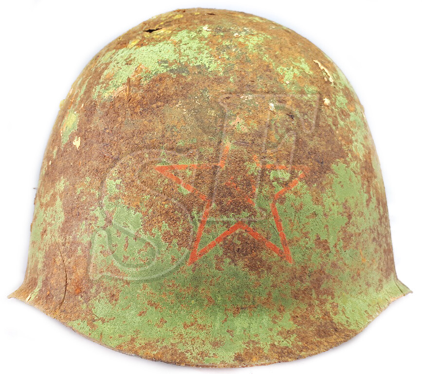 Soviet helmet SSh39 / from Stalingrad