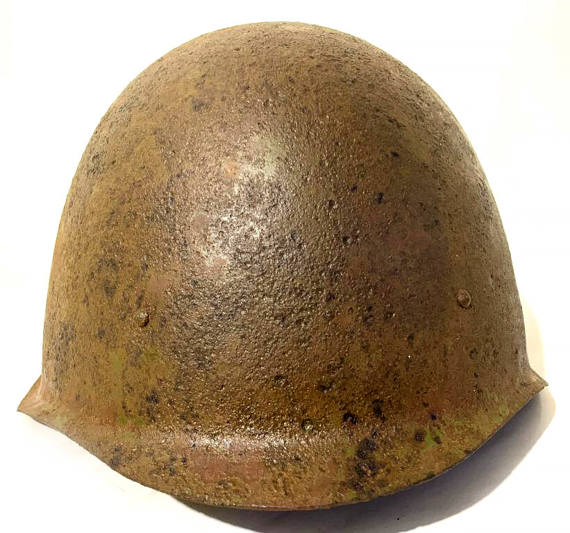 Soviet helmet SSh40 / from Stalingrad