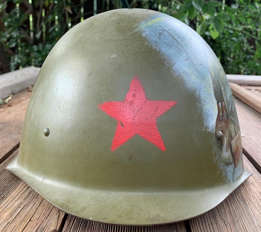 Restored Soviet helmet