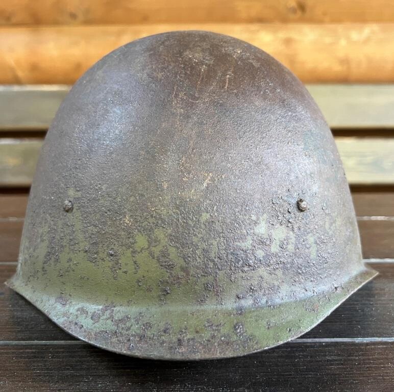 Soviet helmet SSh40 / from Stalingrad