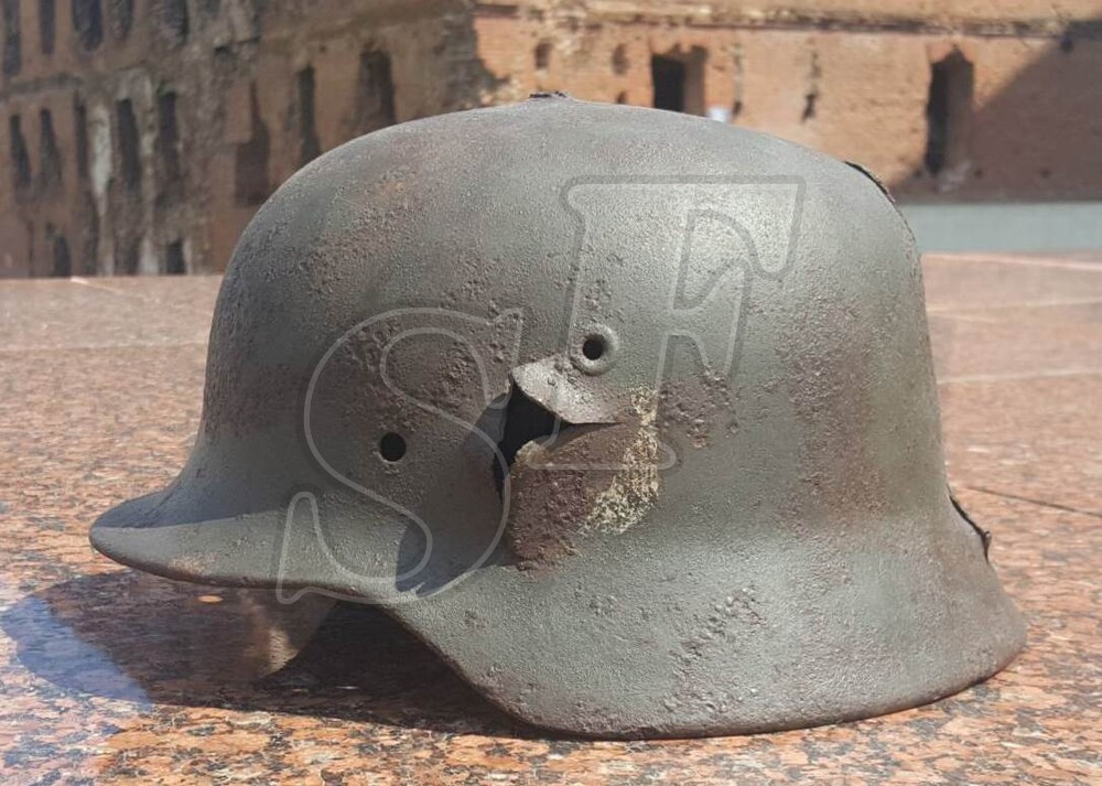 Steel helmet M40 from village Orlovka