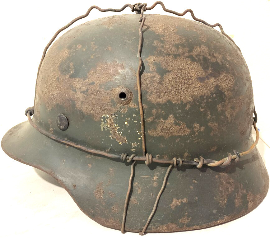 German helmet M35 / from Stalingrad