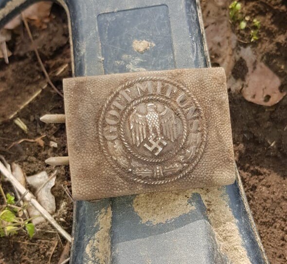 Wehrmacht Buckle “Gott mit Uns” / from Stalingrad