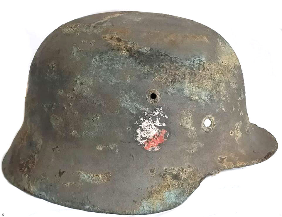 German helmet M35 DD / from Konigsberg