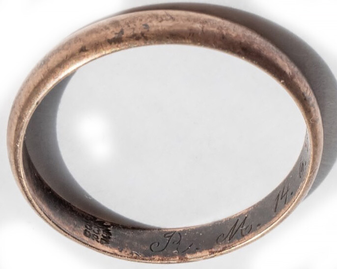 German Gold wedding ring