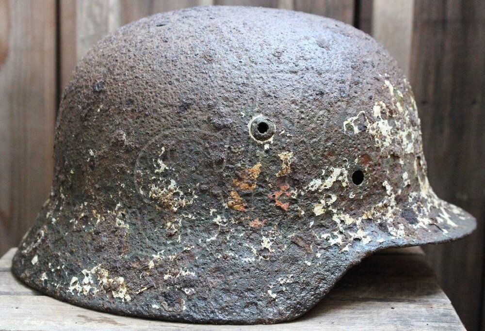 German helmet М35 from Koenigsberg