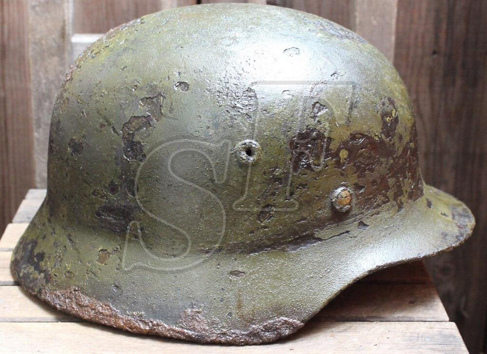 German helmet M40 / from Leningrad