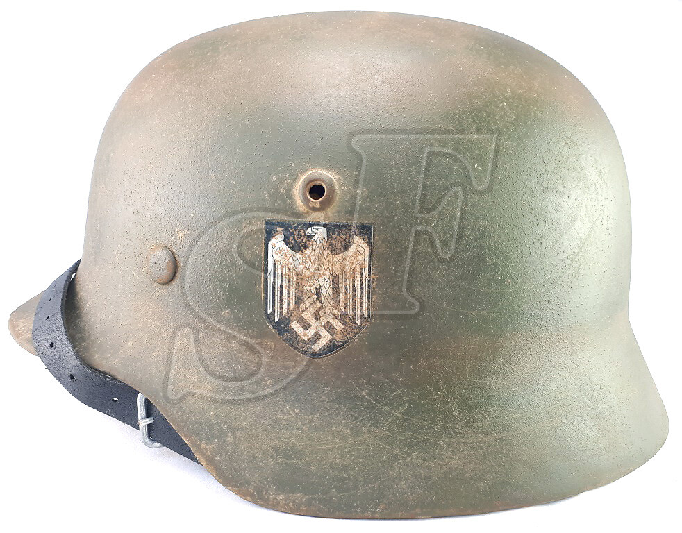 Helmet M35, Wehrmacht / Restoration