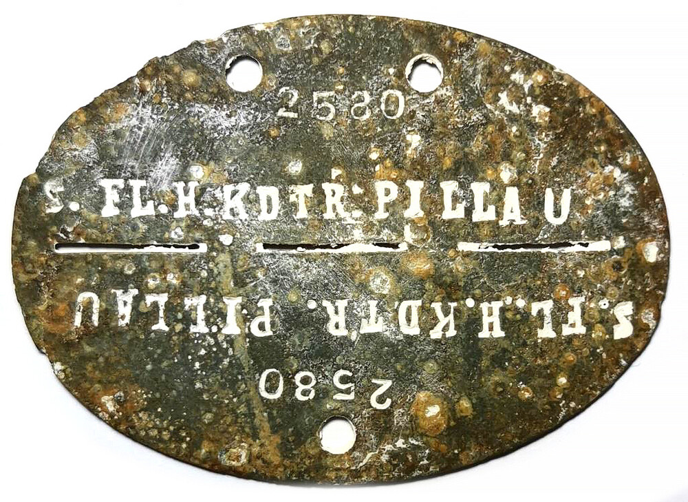 German Dogtag S.FL.H.KDTR.Pillau / from Pillau