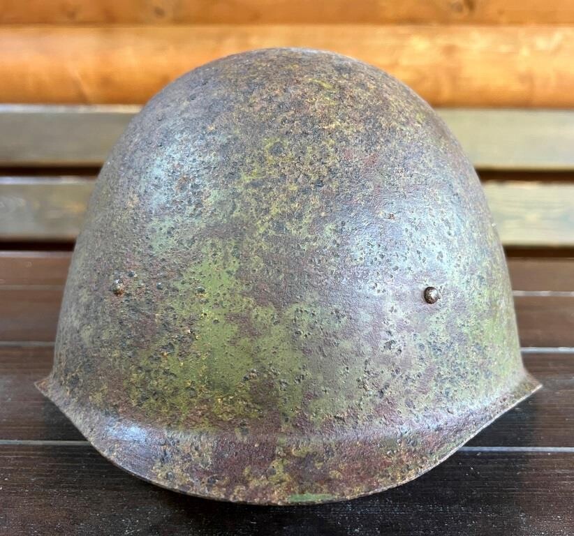 Soviet helmet SSh40 / from Stalingrad