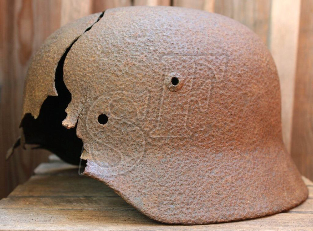 German helmet M35 from Königsberg