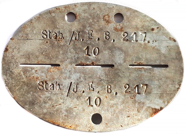 Dogtag Stab./J.E.B.217 / from Moscow
