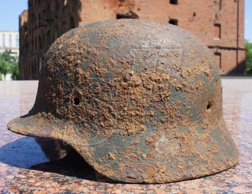 German helmet М35 from Smolensk