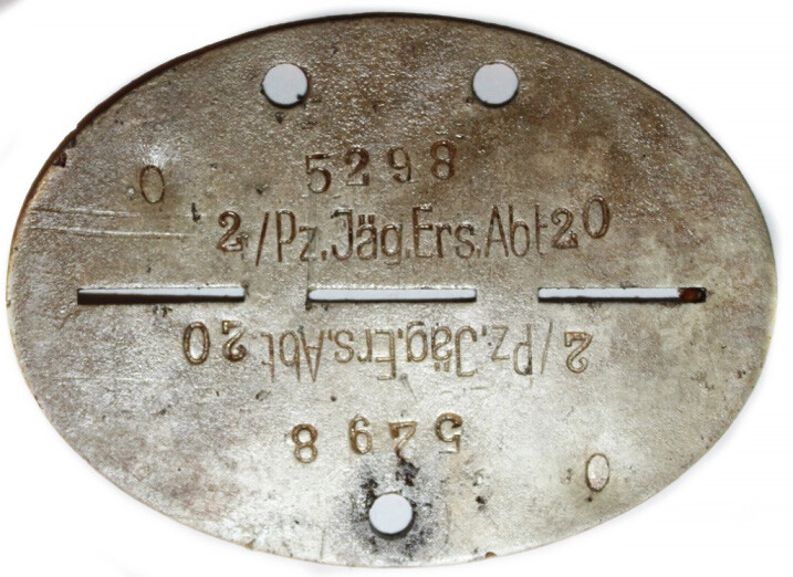 German Dogtag 2/Pz.Jag.Ers.abt.20