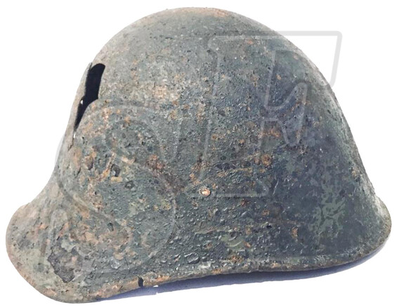 Romanian helmet / from Stalingrad