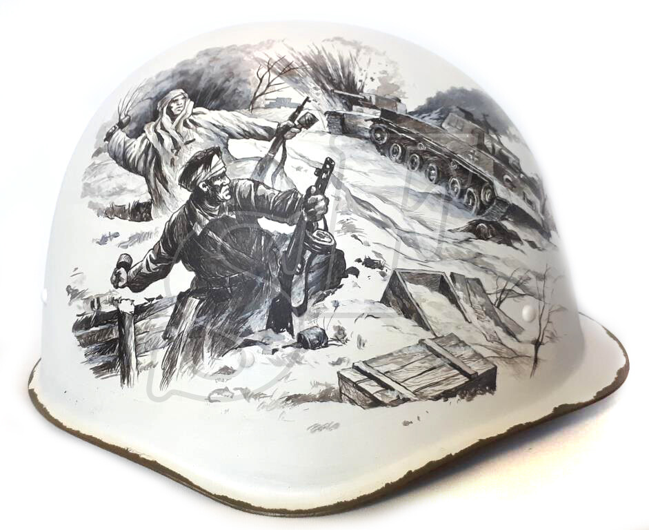 Soviet helmet SSh-40 [Restoration]