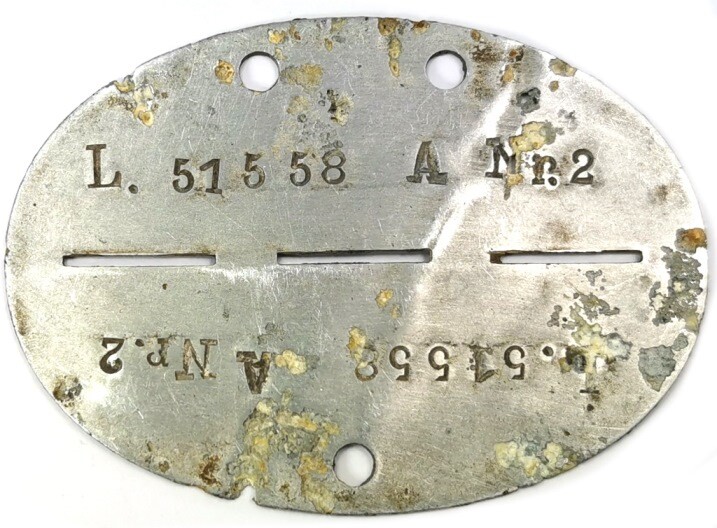 German Luftwaffe dogtag 51558
