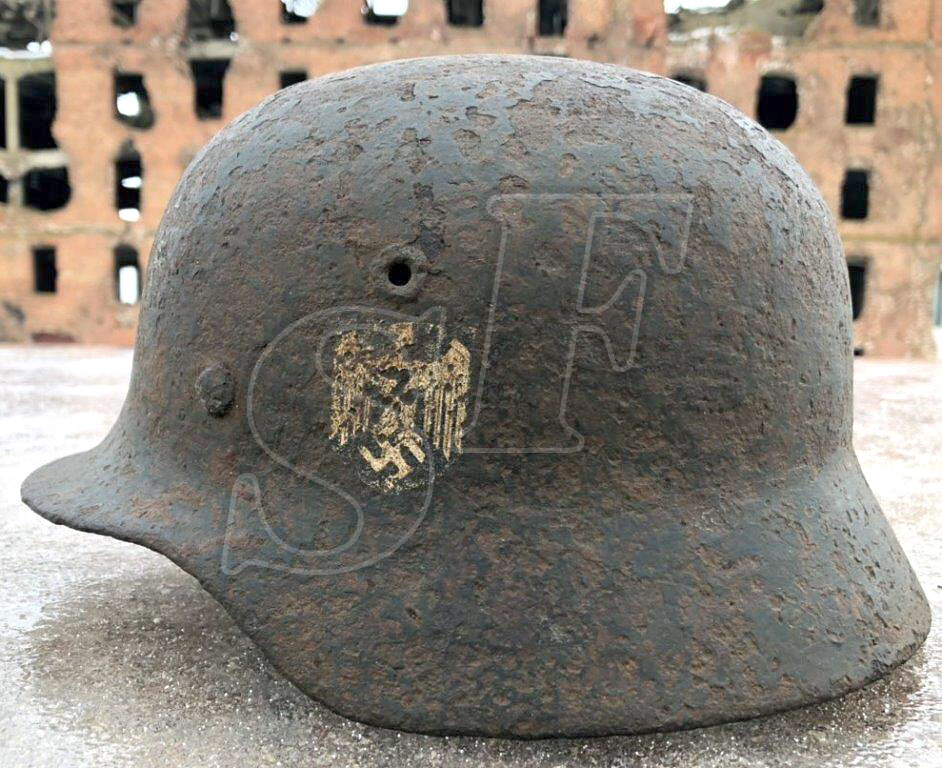 Helmet M40, Wehrmacht / from Stalingrad