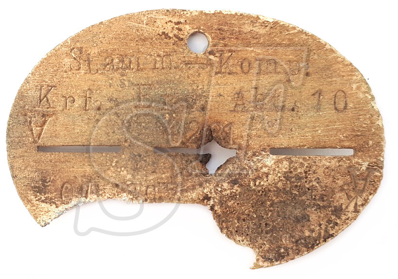 Dog tag Stamm-Komp Krf. Ers. Abt 10
