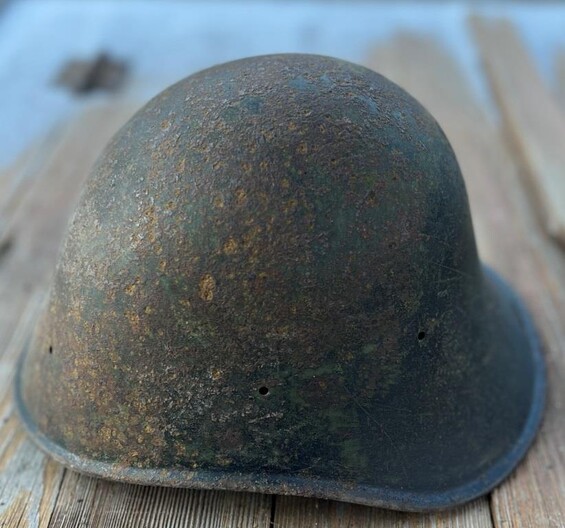 Romanian helmet / from Stalingrad