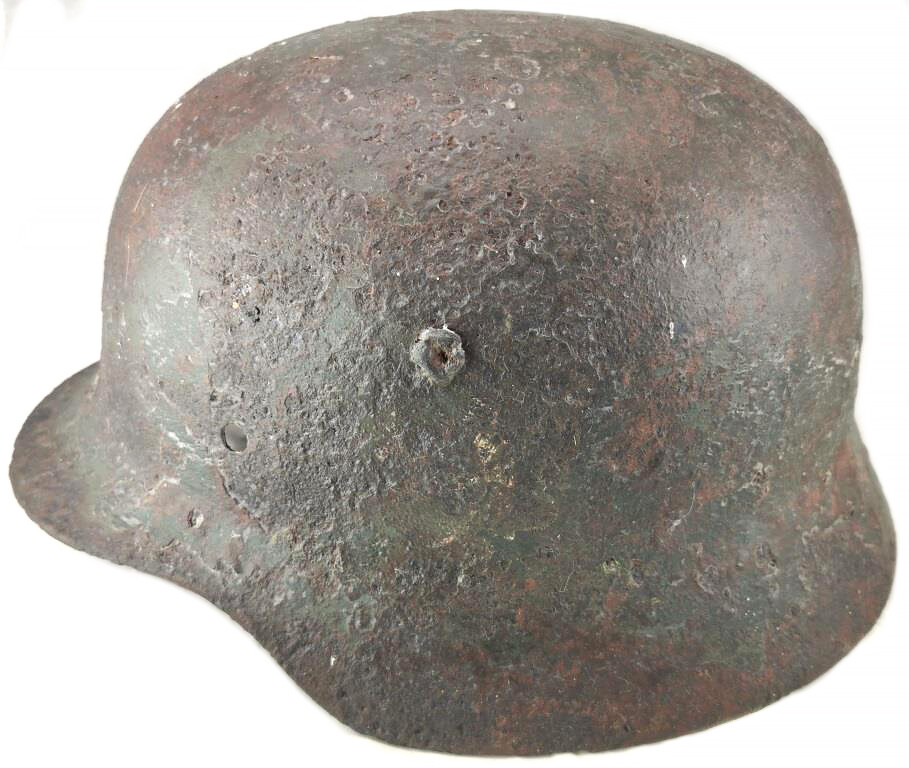 German helmet M35 / from Stalingrad