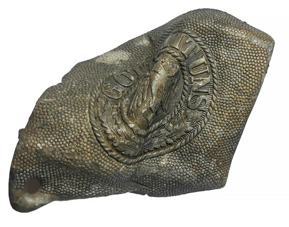 Wehrmacht belt buckle "Gott mit Uns" / from Stalingrad