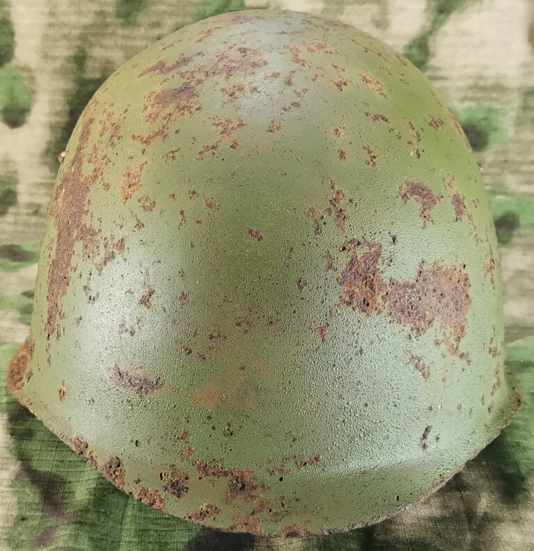 Soviet helmet SSh39 / from Stalingrad