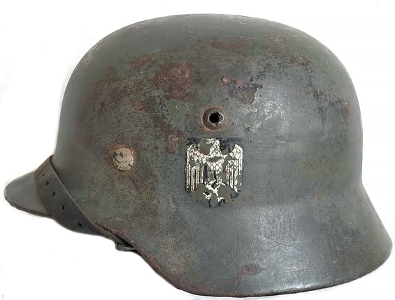 Wehrmacht helmet M35 DD / from Brest Fortress