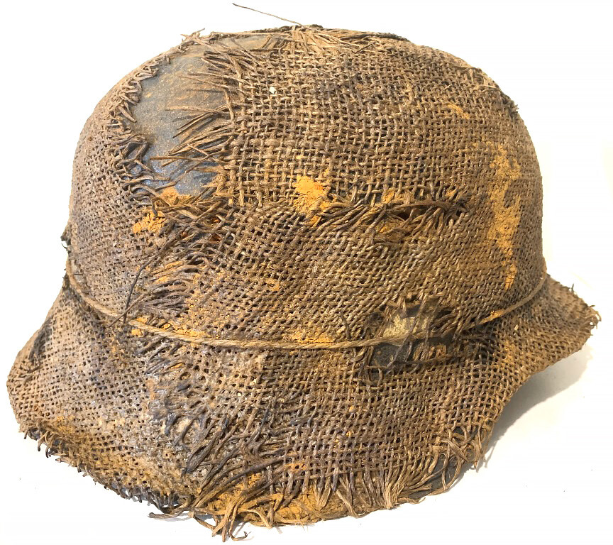 Restored German helmet M42, Waffen SS