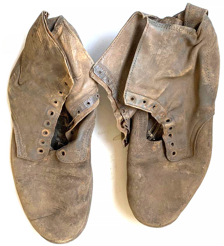 Marching boots of the Wehrmacht